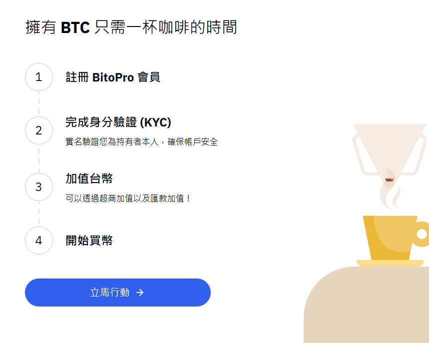 註冊 BitoPro 會員