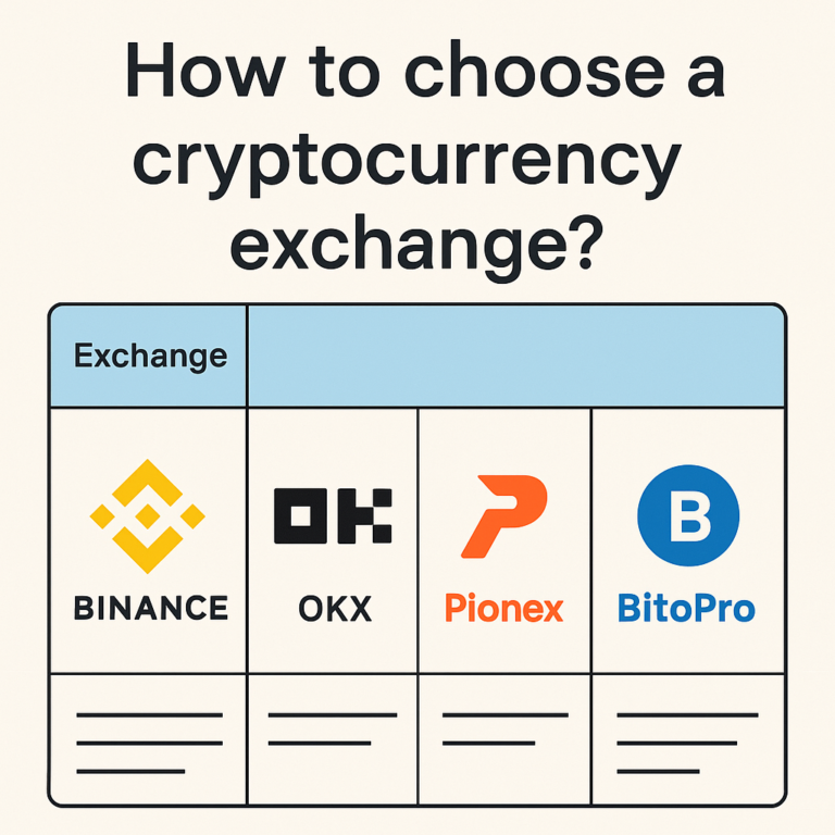 加密貨幣交易所怎麼選？國內外主流平台比較（幣安、OKX、派網、BitoPro）